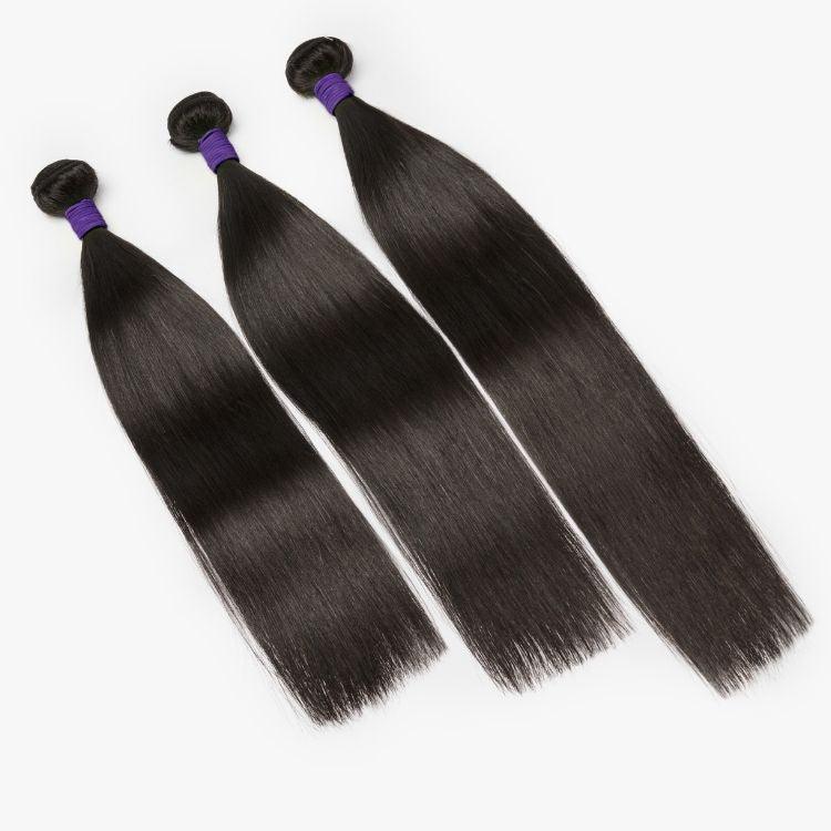 Upgraded Brazilian Hair | 3pcs Straight 100% Virgin Human Hair Bundles