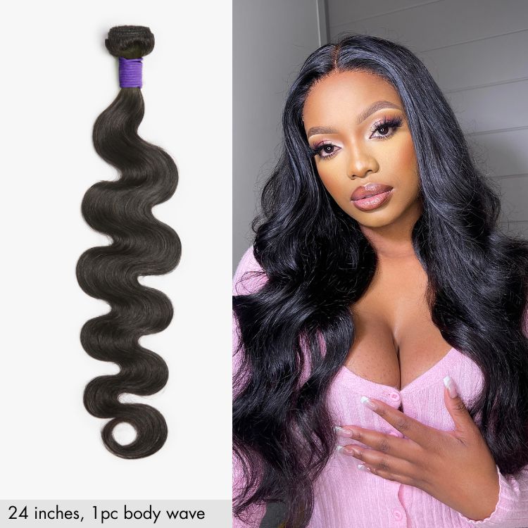 Upgraded Brazilian Hair | Straight / Body Wave 100% Virgin Human Hair Bundles 1pc / 3pcs